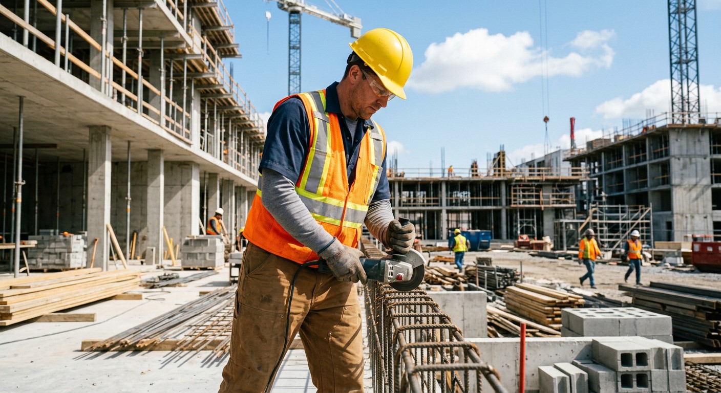 Construction and manufacturing worker Ireland