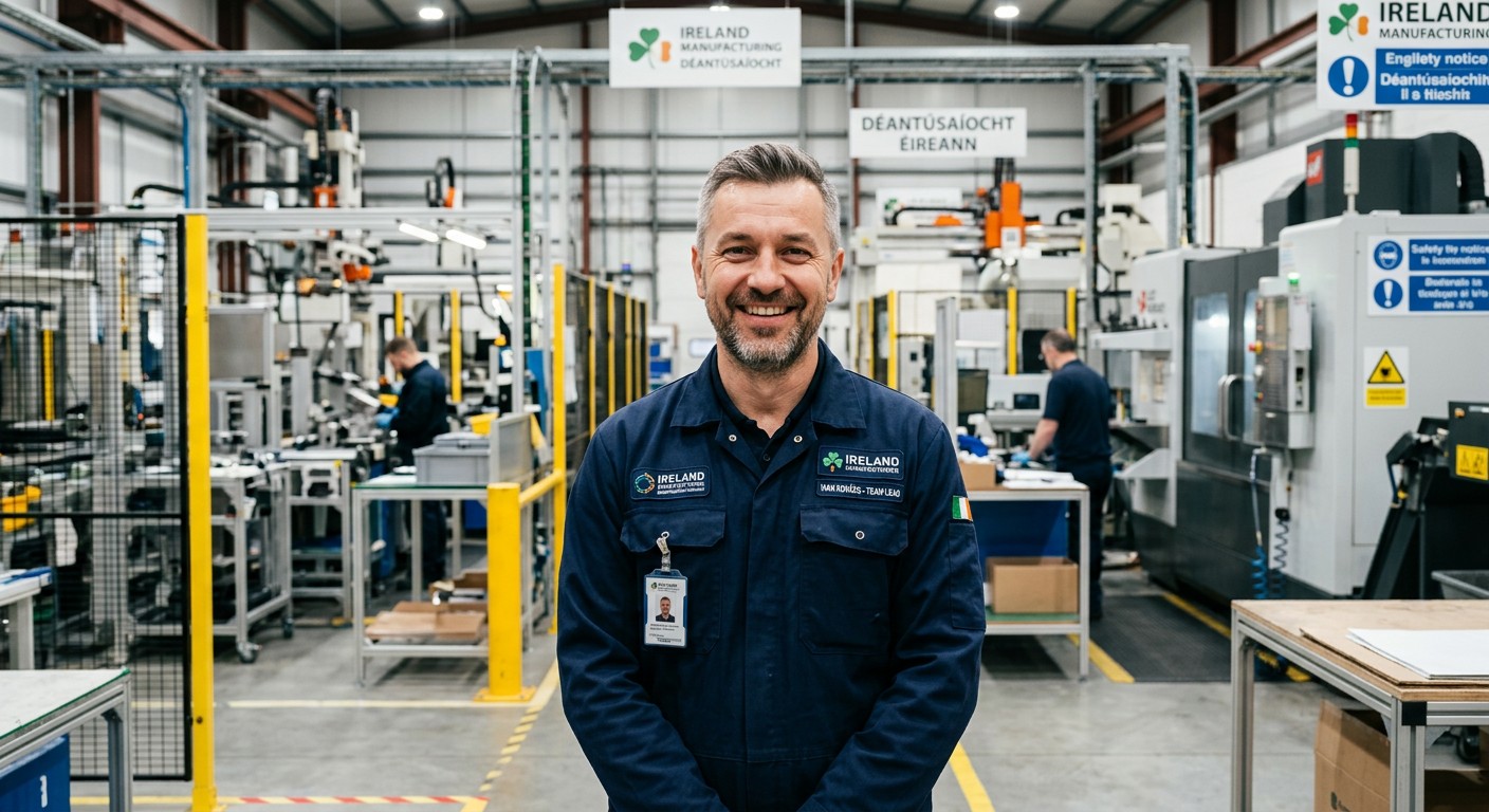 Manufacturing plant supervisor Ireland